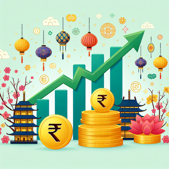 Indian rupee closing higher