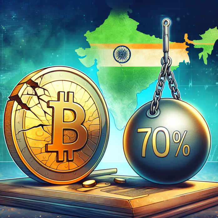 India Imposes 70% Tax Penalty on Undeclared Crypto Gains - Live Bitcoin News