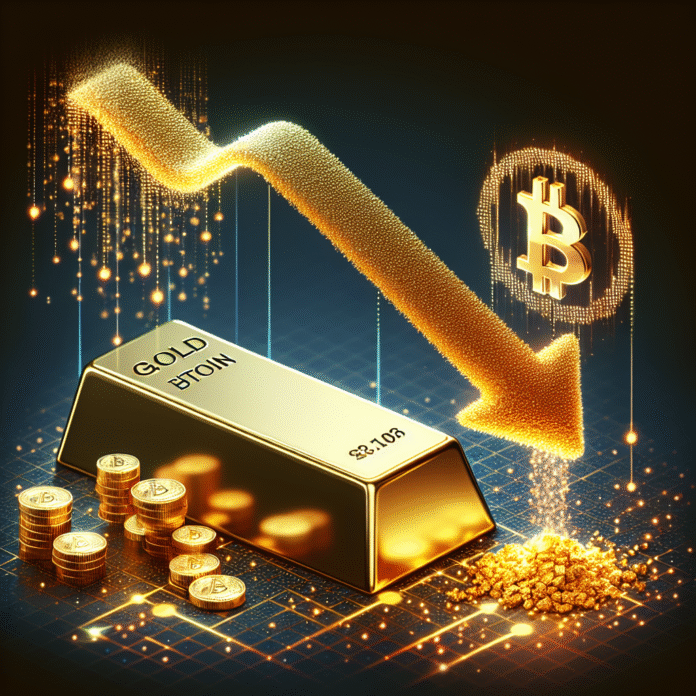 Gold on track for biggest one-day slide in five years as Bitcoin draws rotation flows - theblock.co
